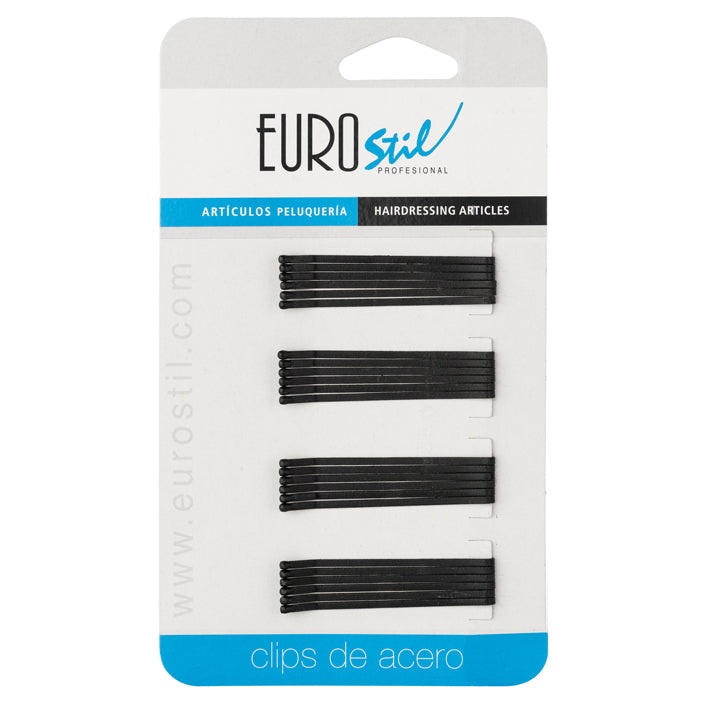 Clips Negros Antideslizantes 50 mm (24 Uds) | Sujeción Firme y Profesional