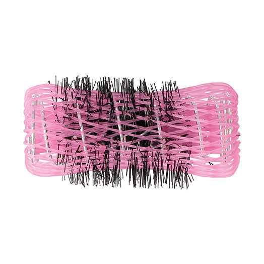 Rulos de Malla 24 mm (Bolsa 6 Uds) Rosa con Pinchito | Volumen y Ondas Profesionales