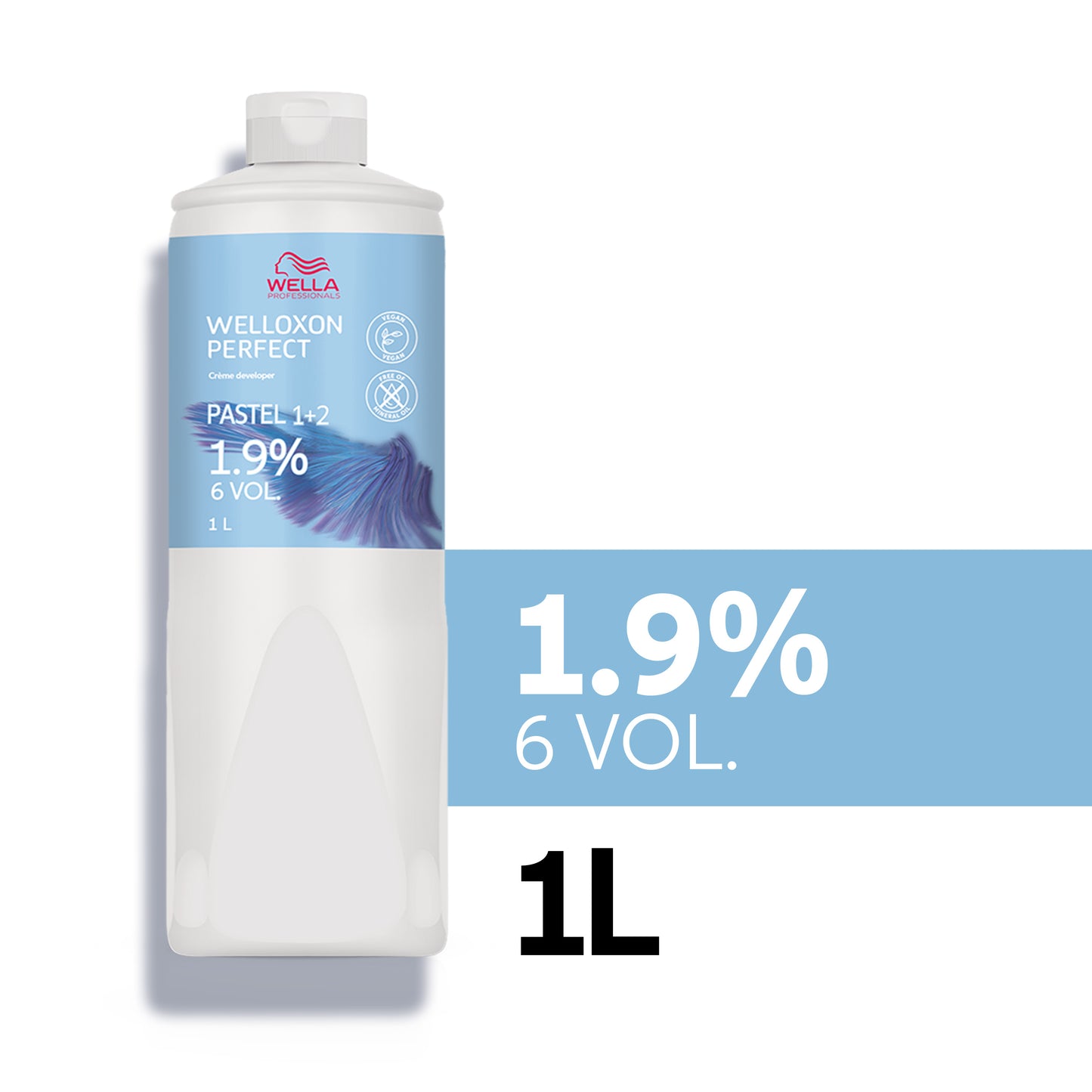Wella Welloxon Perfect | Oxidante Profesional para Tintes Wella Koleston, Illumina y Color Touch – tono WELLOXON PERF 6V 1,9% 1000ML
