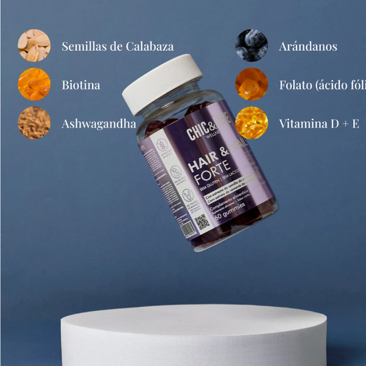 Ingredientes naturales de las vitaminas capilares