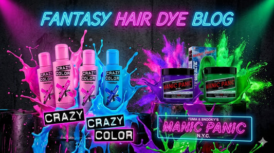 Tintes de pelo fantasía Crazy Color y Manic Panic colores vibrantes