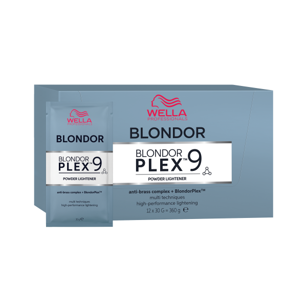 Wella BlondorPlex 9 | Polvo Decolorante Profesional con Plex – tono 30 g