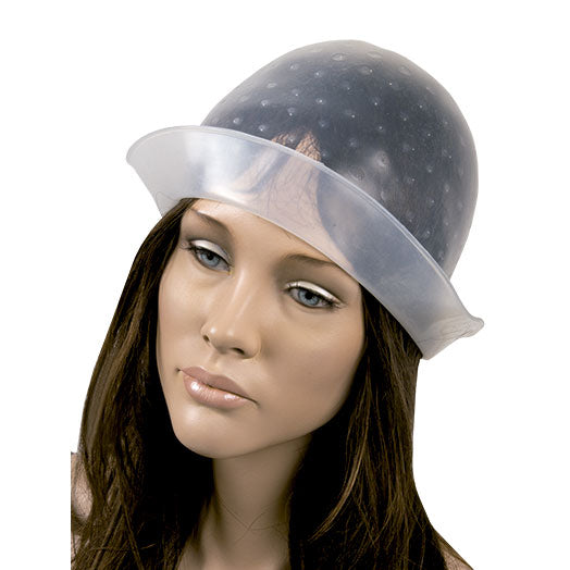 Gorro Mechas Translúcido con Ganchillo