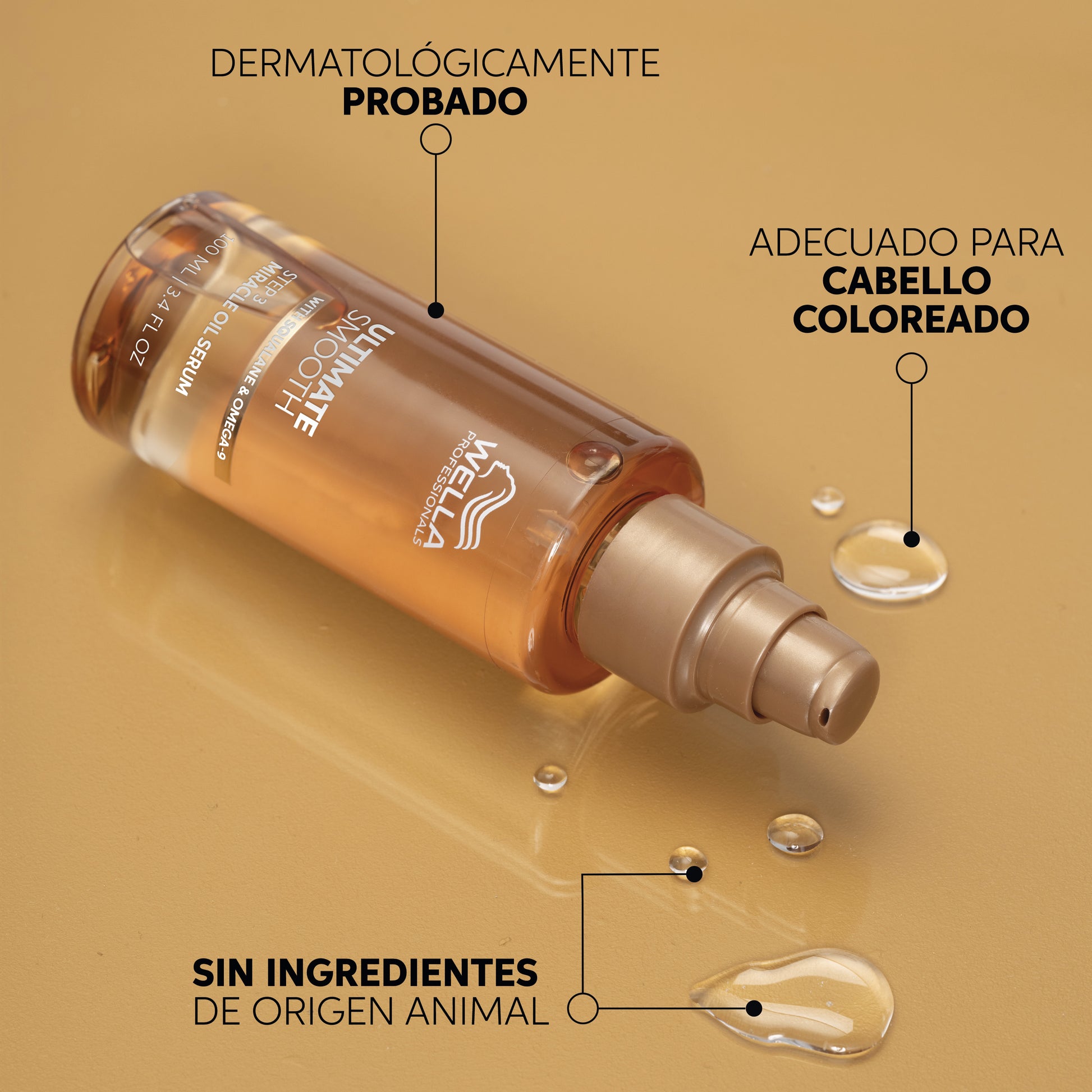 Wella Professionals Ultimate Smooth - Sérum Miracle Oil – producto profesional de peluquería