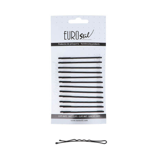 Clips Ondulados Negros 65 mm (12 Uds) | Sujeción Profesional y Antideslizante