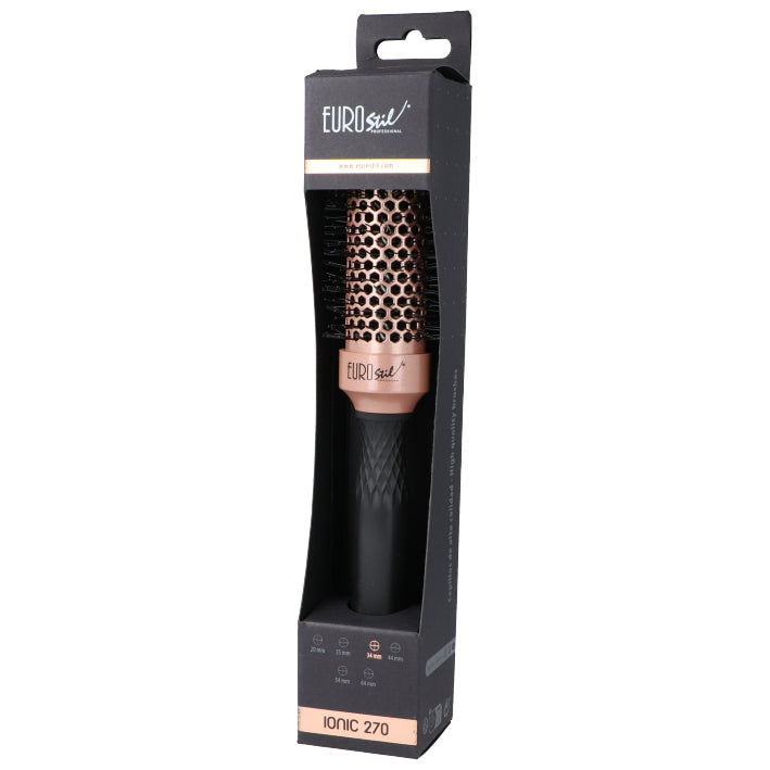 Cepillo Térmico Profesional 34 mm Ionic 270 | Volumen y Acabado Pulido