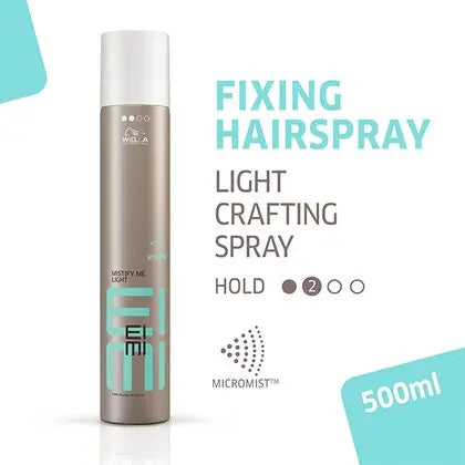 Laca profesional Wella EIMI Mistify Me Light de fijación ligera