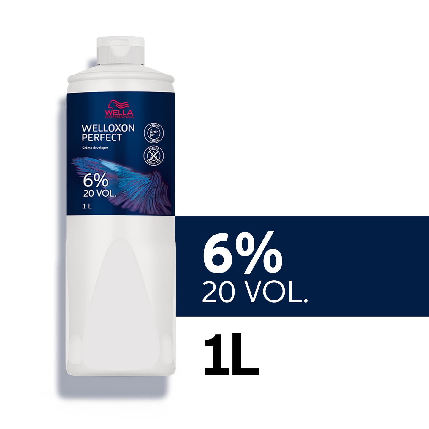 Wella Welloxon Perfect | Oxidante Profesional para Tintes Wella Koleston, Illumina y Color Touch – tono WELLOXON PERF 20V 6% 1000ML
