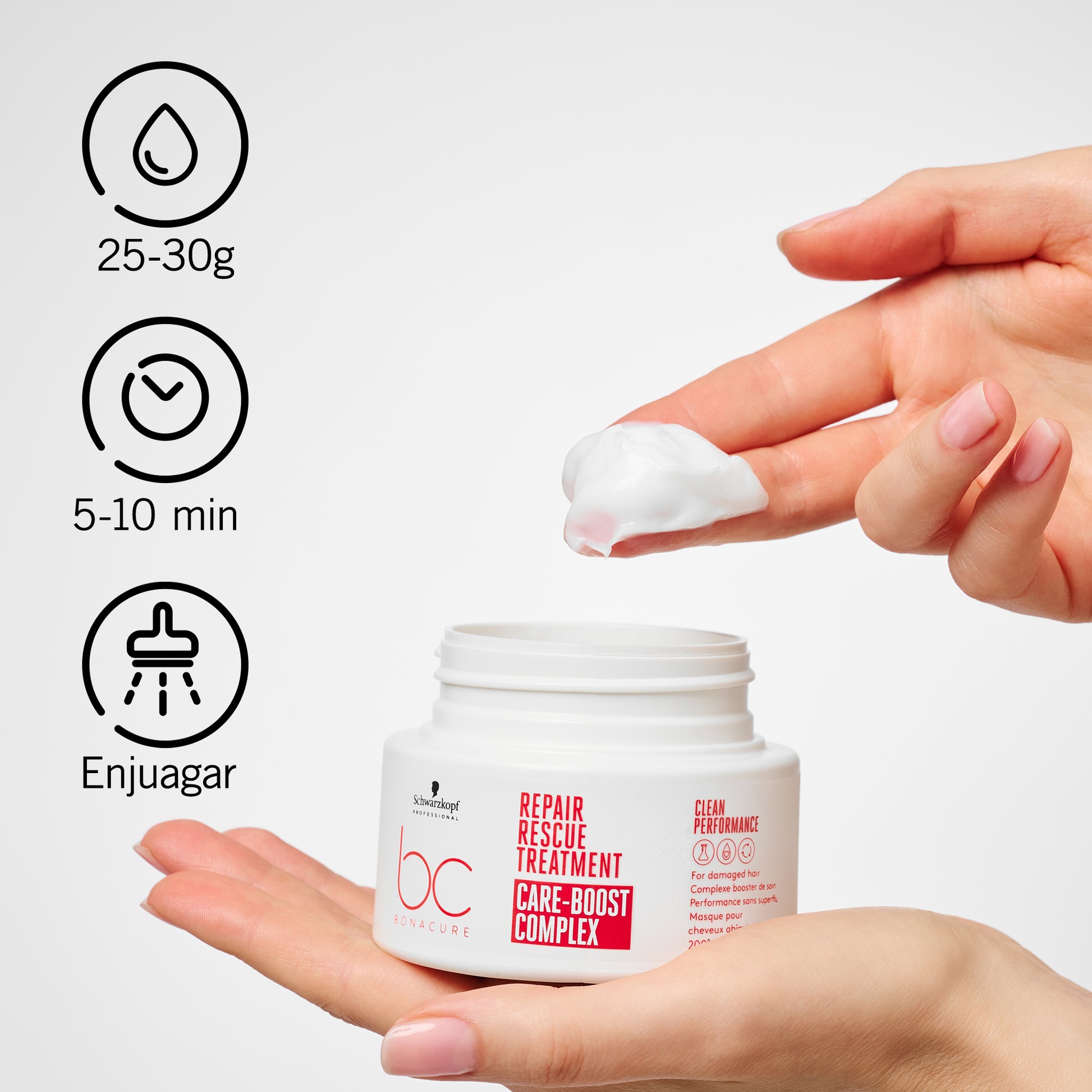 Schwarzkopf BC Peptide Repair Rescue Tratamiento – producto profesional de peluquería