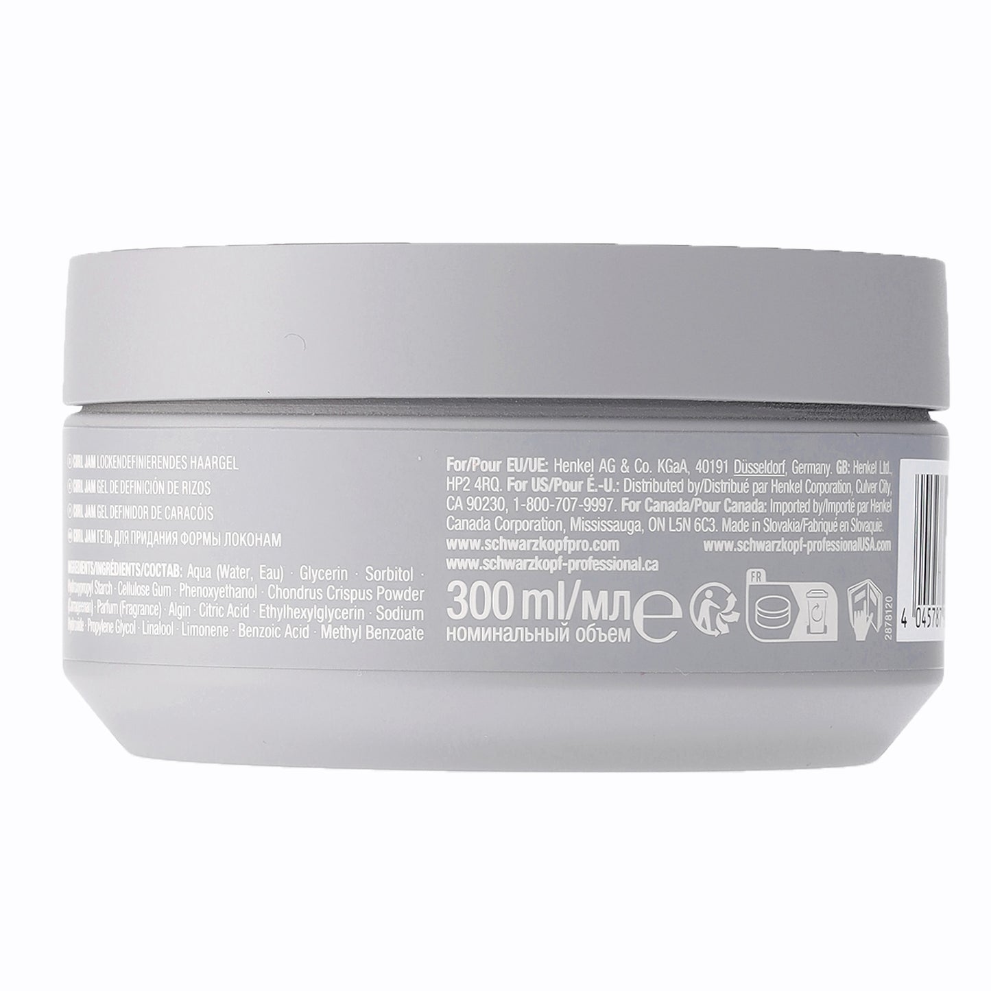 Crema definidora Schwarzkopf OSiS+ Curl Jam 300 ml para rizos definidos, elásticos y con brillo