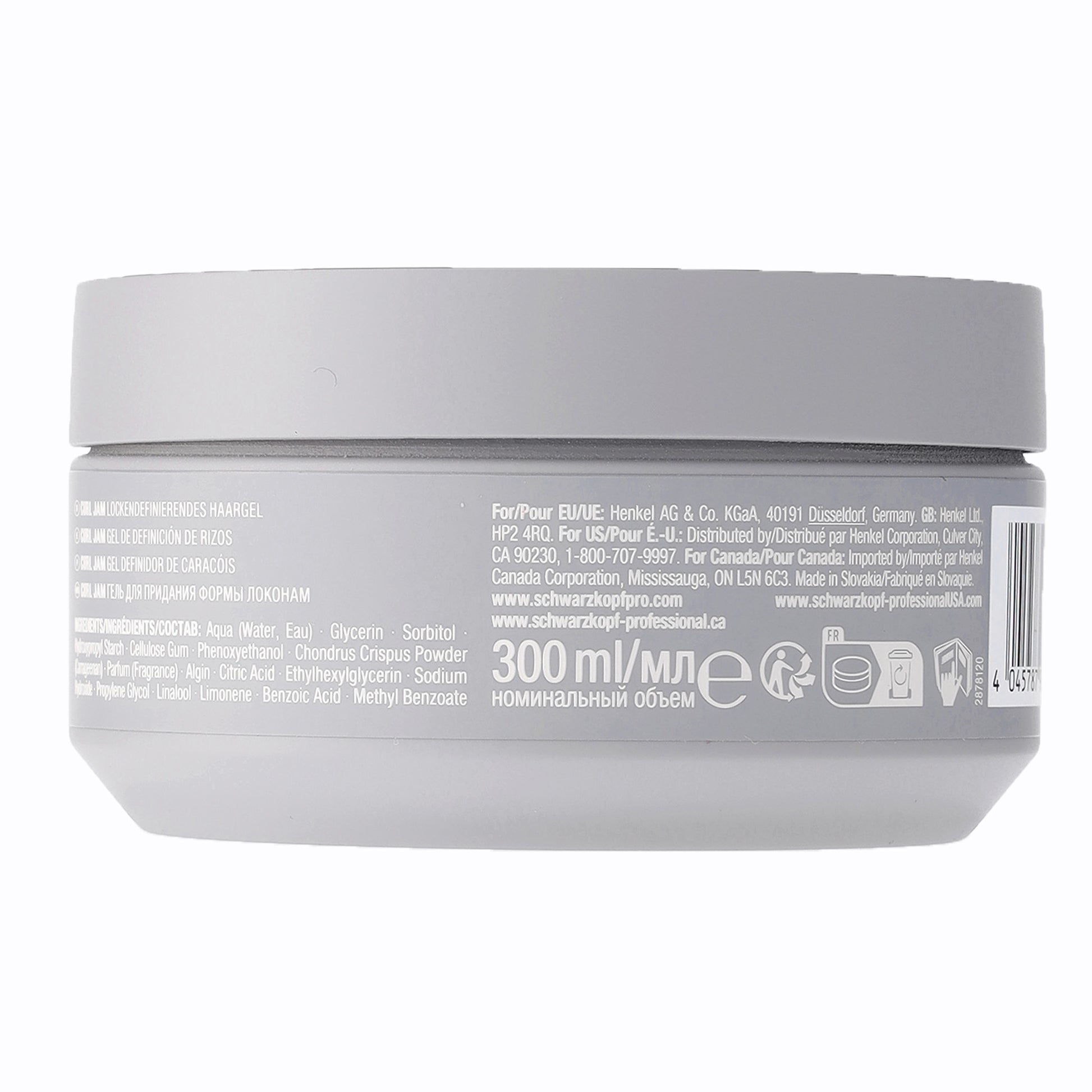 Crema definidora Schwarzkopf OSiS+ Curl Jam 300 ml para rizos definidos, elásticos y con brillo