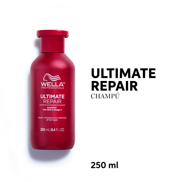 Champú profesional Wella Ultimate Repair para reparación profunda