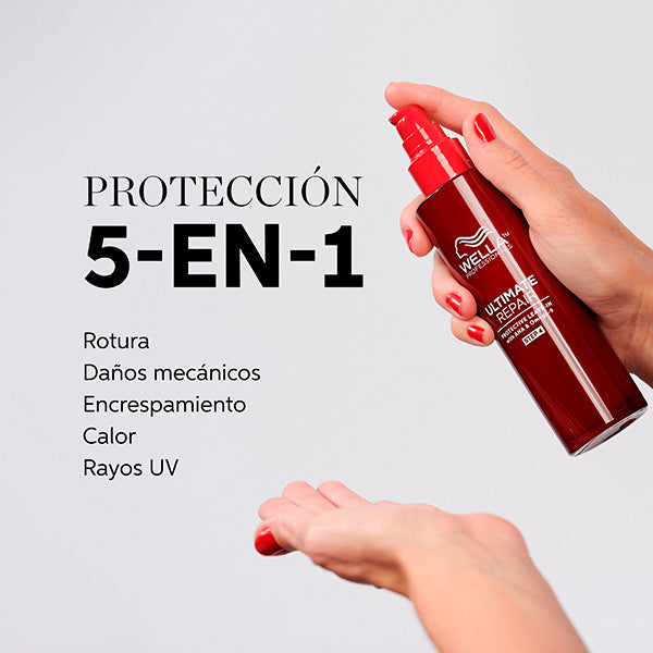 Wella Professionals Ultimate Repair Leave-In Spray 95 ml | Reparación Profunda, Protección Térmica y Suavidad Instantánea – producto profesional de peluquería
