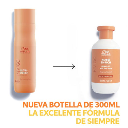 Champú nutritivo profesional Wella Invigo Nutri Enrich para cabello seco