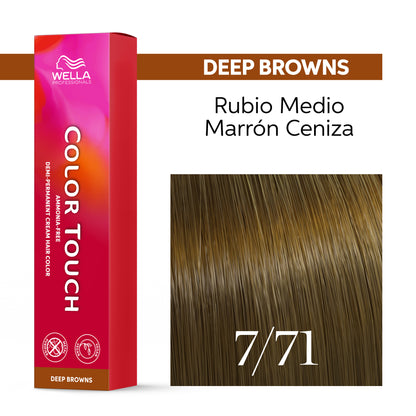 Wella Color Touch 60 ml | Tinte Semipermanente Profesional con Brillo Multidimensional