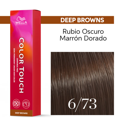 Wella Color Touch 60 ml | Tinte Semipermanente Profesional con Brillo Multidimensional