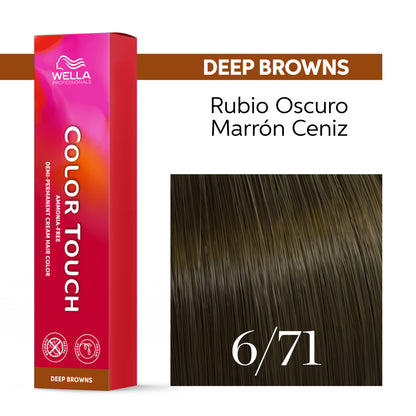 Wella Color Touch 60 ml | Tinte Semipermanente Profesional con Brillo Multidimensional