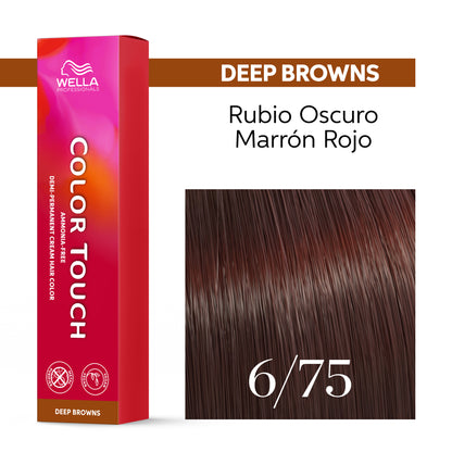 Wella Color Touch 60 ml | Tinte Semipermanente Profesional con Brillo Multidimensional