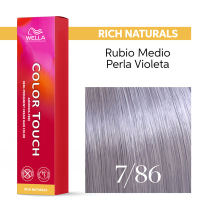 Wella Color Touch 60 ml | Tinte Semipermanente Profesional con Brillo Multidimensional