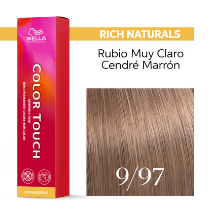 Wella Color Touch 60 ml | Tinte Semipermanente Profesional con Brillo Multidimensional