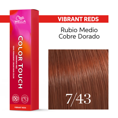 Wella Color Touch 60 ml | Tinte Semipermanente Profesional con Brillo Multidimensional