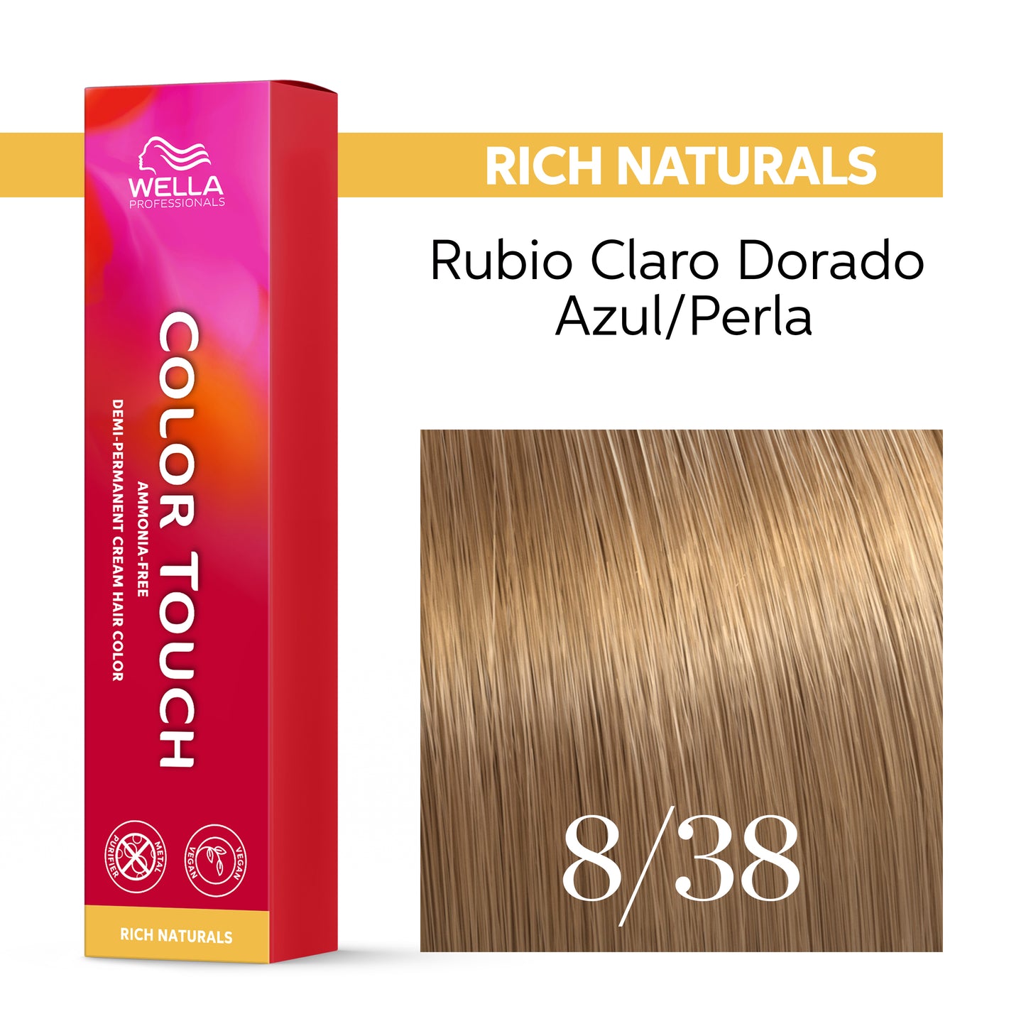 Wella Color Touch 60 ml | Tinte Semipermanente Profesional con Brillo Multidimensional