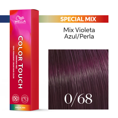 Wella Color Touch 60 ml | Tinte Semipermanente Profesional con Brillo Multidimensional