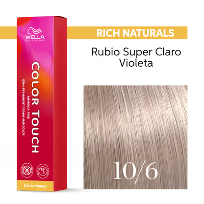 Wella Color Touch 60 ml | Tinte Semipermanente Profesional con Brillo Multidimensional