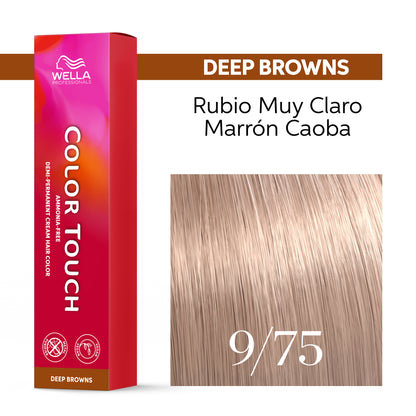 Wella Color Touch 60 ml | Tinte Semipermanente Profesional con Brillo Multidimensional