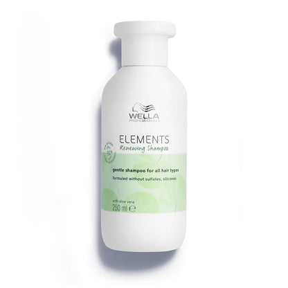 Champú suave profesional Wella Elements con ingredientes naturales