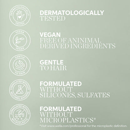 Champú suave profesional Wella Elements con ingredientes naturales