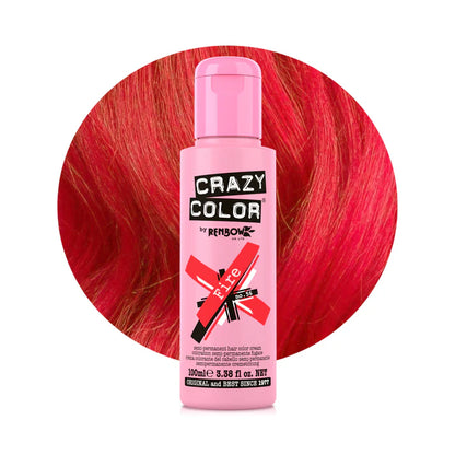Crazy Color Tinte Semi-Permanente 100ml | Color Fantasía Profesional para Cabello Decolorado