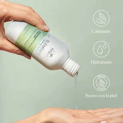Champú calmante profesional Wella Elements para cuero cabelludo sensible