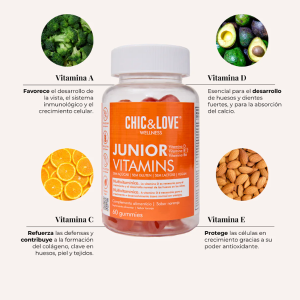 Beneficios de las vitaminas para el desarrollo infantil