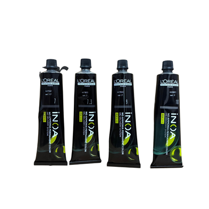 L'Oréal Professionnel INOA | Tinte Permanente Sin Amoníaco – Liquidación Stock Limitado (Tonos 7, 7.3, 9, 10) – producto profesional de peluquería