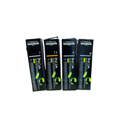 L'Oréal Professionnel INOA | Tinte Permanente Sin Amoníaco – Liquidación Stock Limitado (Tonos 7, 7.3, 9, 10) – producto profesional de peluquería