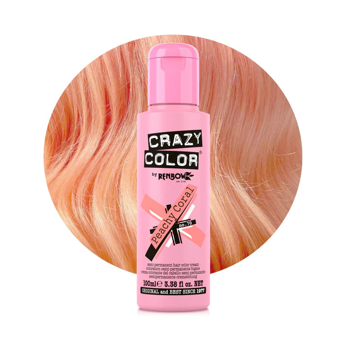 Crazy Color Tinte Semi-Permanente 100ml | Color Fantasía Profesional para Cabello Decolorado