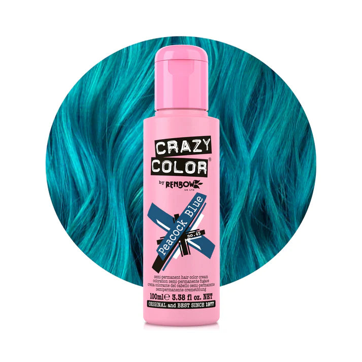 Crazy Color Tinte Semi-Permanente 100ml | Color Fantasía Profesional para Cabello Decolorado