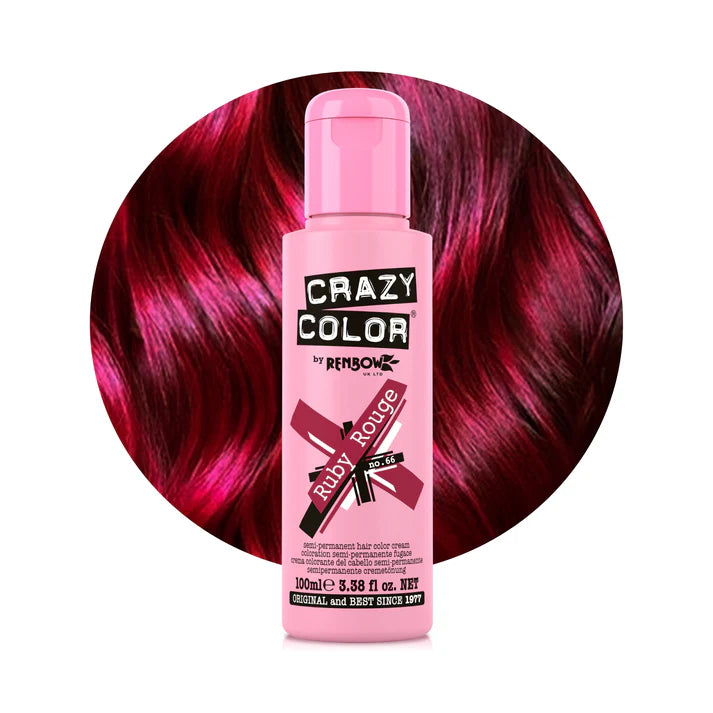 Crazy Color Tinte Semi-Permanente 100ml | Color Fantasía Profesional para Cabello Decolorado