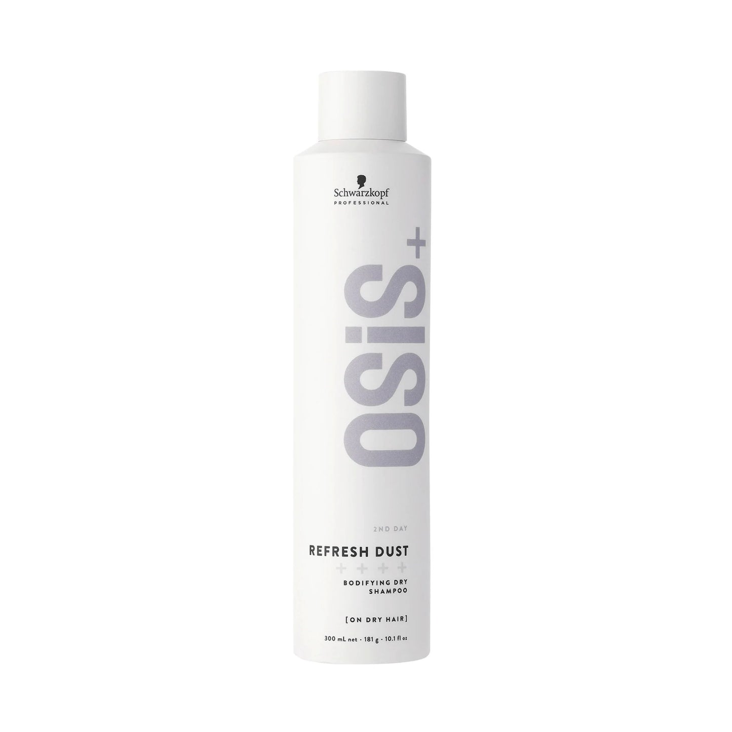 Champú seco Schwarzkopf OSiS+ Refresh Dust 300 ml que refresca el cabello y aporta volumen sin agua