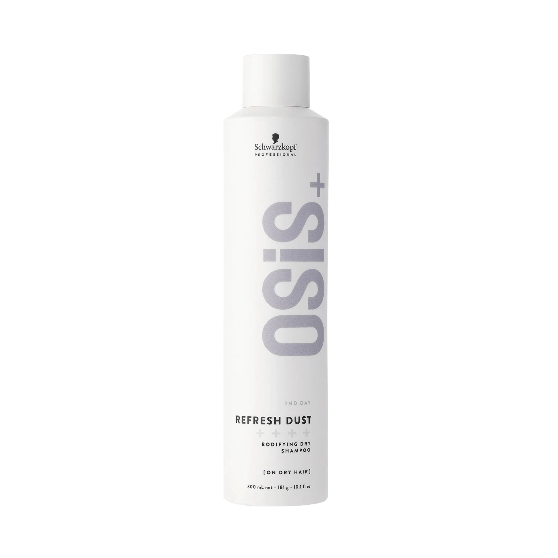 Champú seco Schwarzkopf OSiS+ Refresh Dust 300 ml que refresca el cabello y aporta volumen sin agua