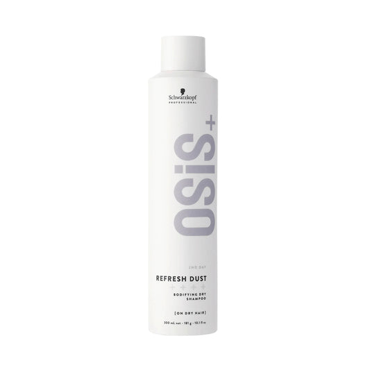 Champú seco Schwarzkopf OSiS+ Refresh Dust 300 ml que refresca el cabello y aporta volumen sin agua