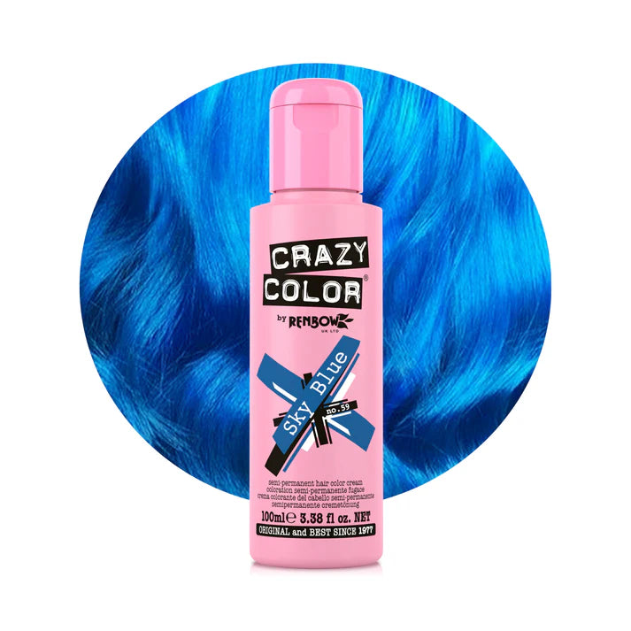 Crazy Color Tinte Semi-Permanente 100ml | Color Fantasía Profesional para Cabello Decolorado