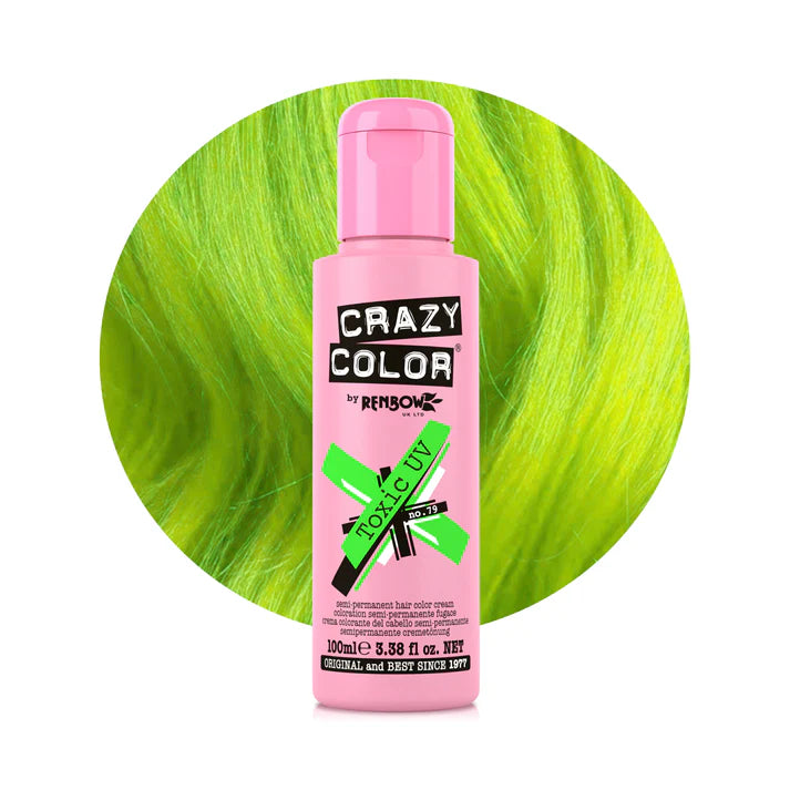 Crazy Color Tinte Semi-Permanente 100ml | Color Fantasía Profesional para Cabello Decolorado