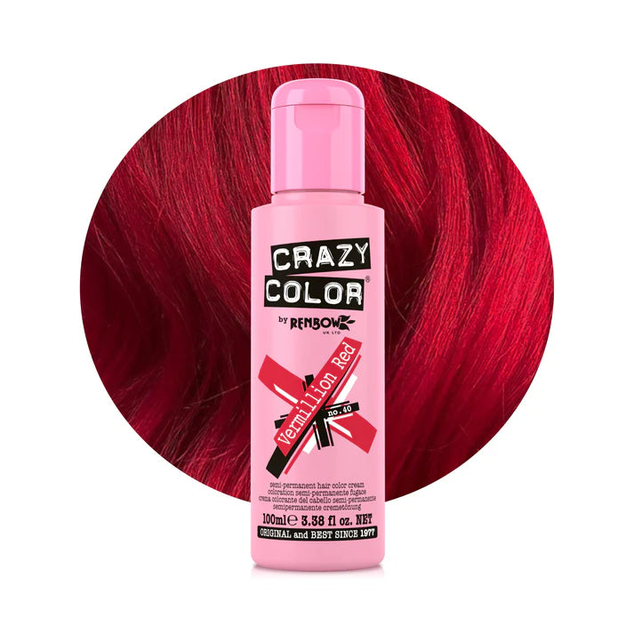Crazy Color Tinte Semi-Permanente 100ml | Color Fantasía Profesional para Cabello Decolorado