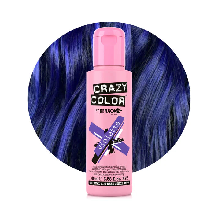 Crazy Color Tinte Semi-Permanente 100ml | Color Fantasía Profesional para Cabello Decolorado