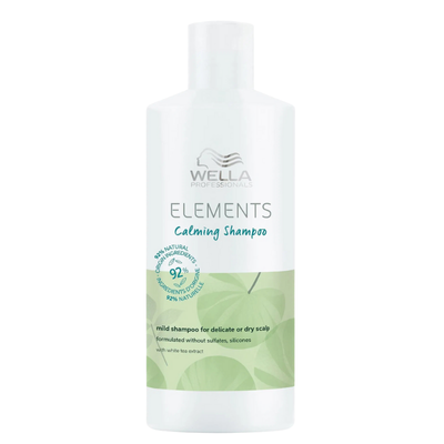 Champú calmante profesional Wella Elements para cuero cabelludo sensible