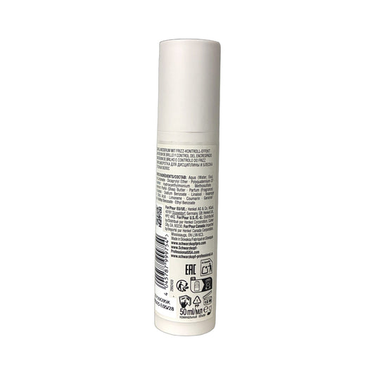 Schwarzkopf OSiS+ Glow 50 ml | Sérum Antiencrespamiento – vista trasera, ingredientes y modo de uso