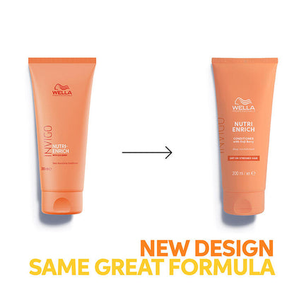 Wella Professionals INVIGO Nutri-Enrich Acondicionador para Cabello Seco – Nutrición Instantánea y Control del Encrespamiento – producto profesional de peluquería