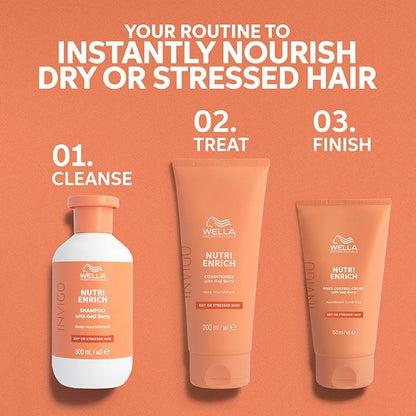 Wella Professionals INVIGO Nutri-Enrich Acondicionador para Cabello Seco – Nutrición Instantánea y Control del Encrespamiento – producto profesional de peluquería